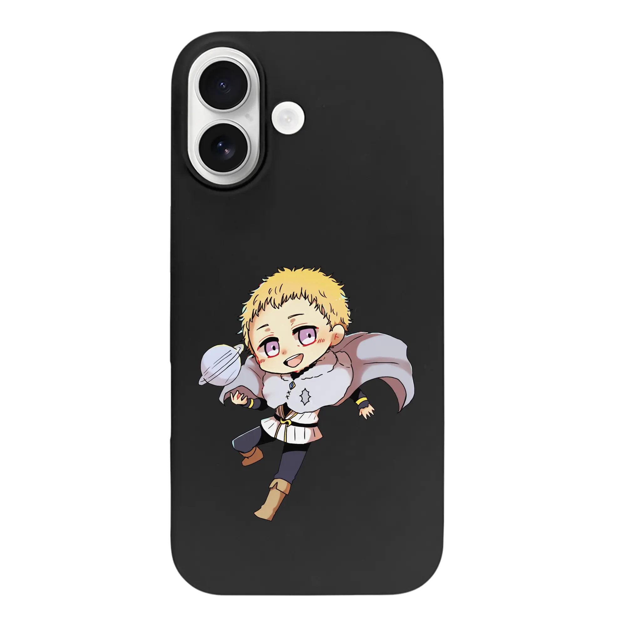 ブラッククローバー グッズ ユリウス・ノヴァクロノ - iPhone 17 シリーズ シリコンケース 薄型 耐衝撃 指紋防止 ソフトタッチカバー 精密フィット 傷防止 保護ケース iPhone 17/17 Air/17 Pro/17 Pro Max 対応